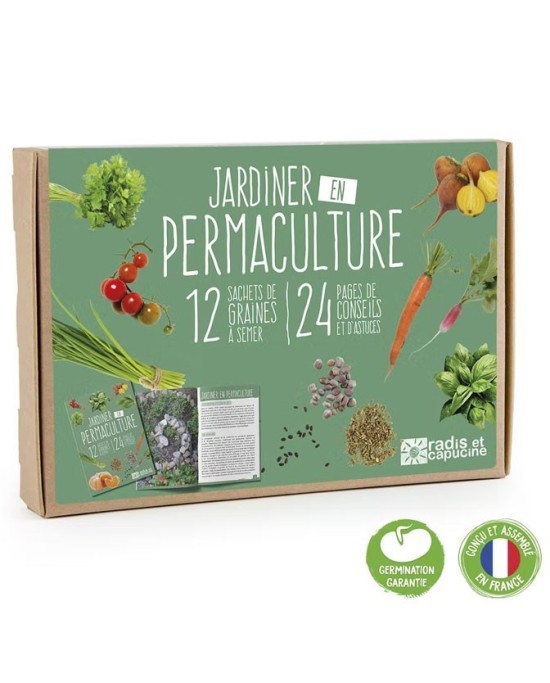 Coffret de graines "Jardiner en permaculture" 12 variétés