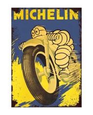 Plaque en métal Michelin