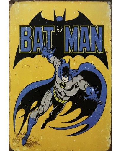 Plaque en métal Batman