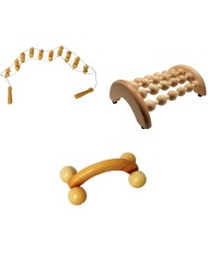 Accessoires de massage en bois